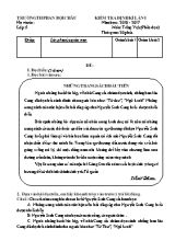 Đề và đáp án kiểm tra định kì lần 1 Tiếng việt lớp 5 - Năm học 2016-2017 - Trường Tiểu học Phan Bội Châu
